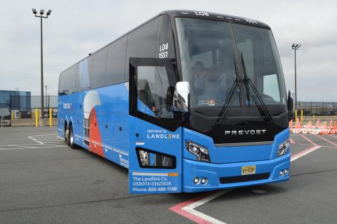 Landline Motorcoach on Tarmac