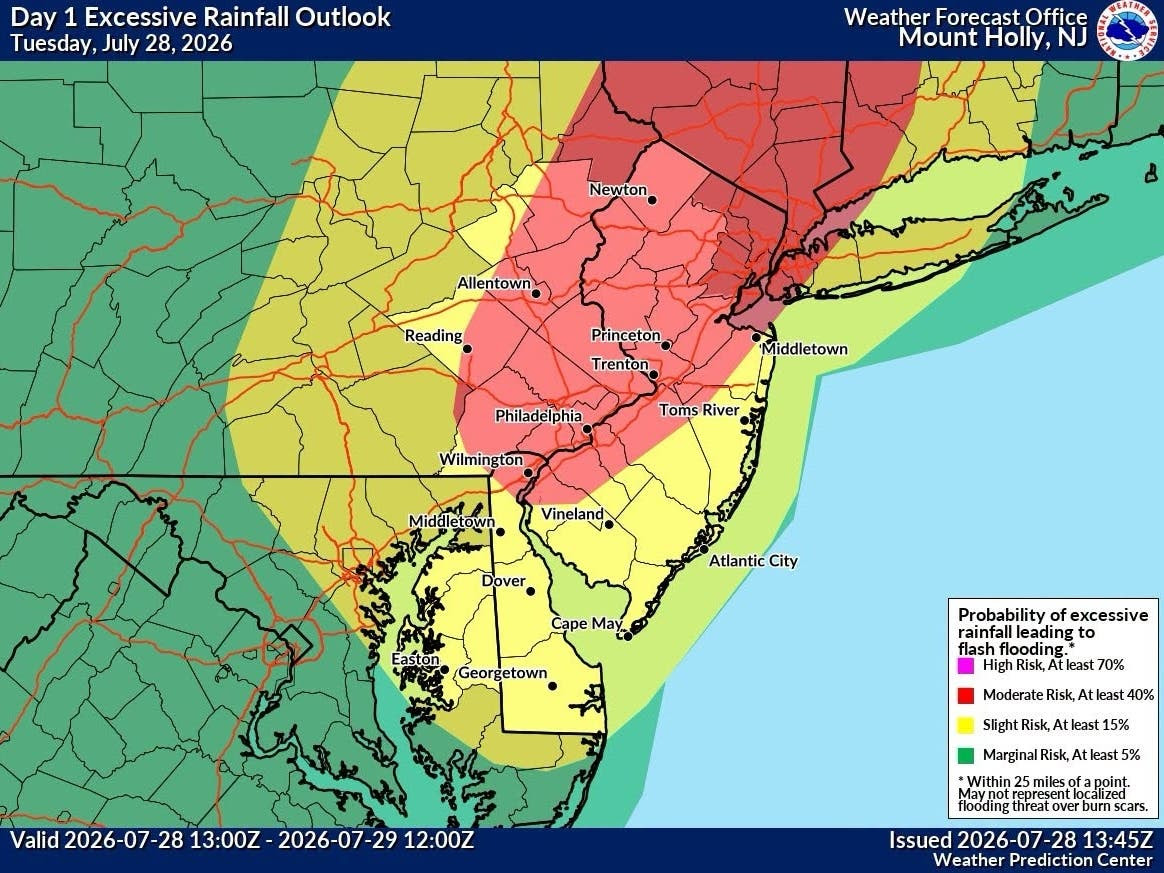 WEATHER ALERT FOR NEW JERSEY news image