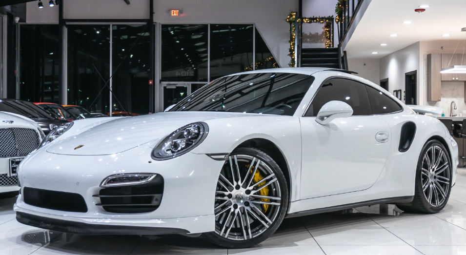 Photograph of the Porsche 911 Britton-Harr purchased in December 2020 using proceeds of his Medicare fraud scheme